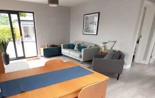 Interior Of Modular Home Open Plan Living Space